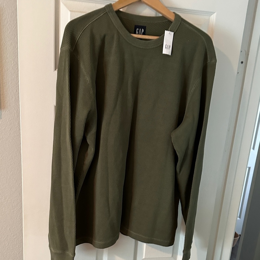 GAP Forest Green Crew Neck Top